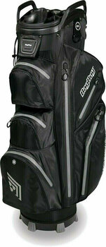 Golf torba BagBoy Techno 302 Waterproof Black/Silver Cart Bag - 1