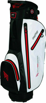 Golf Bag BagBoy Techno 311 Waterproof White/Black/Red Cart Bag - 1