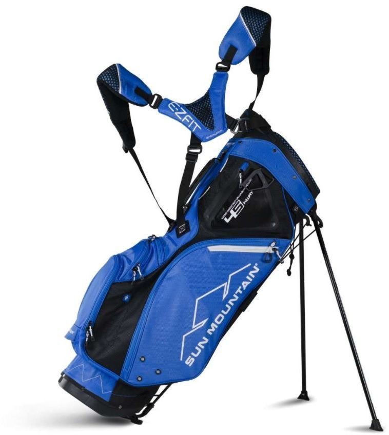 Golftaske Sun Mountain 4.5 LS Black/Cobalt Stand Bag
