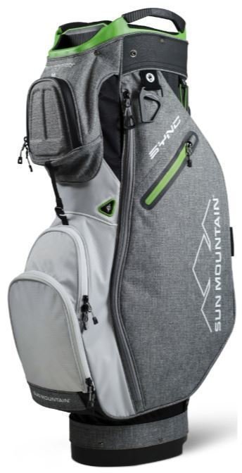Sac de golf Sun Mountain Sync Black/Charcoal/White/Lime Cart Bag