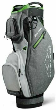 Golf torba Cart Bag Sun Mountain Sync Black/Charcoal/White/Lime Cart Bag - 1