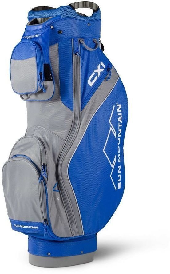 Golftaske Sun Mountain CX1 Cobalt/Grey Cart Bag