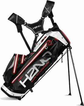 Golf torba Stand Bag Sun Mountain H2NO Lite Black/White/Red Stand Bag 2018 - 1