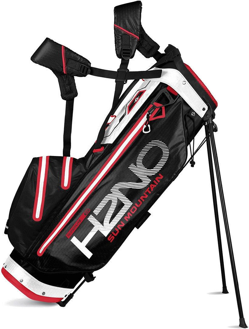 Golfmailakassi Sun Mountain H2NO Superlite Black/Red/White Stand Bag 2018