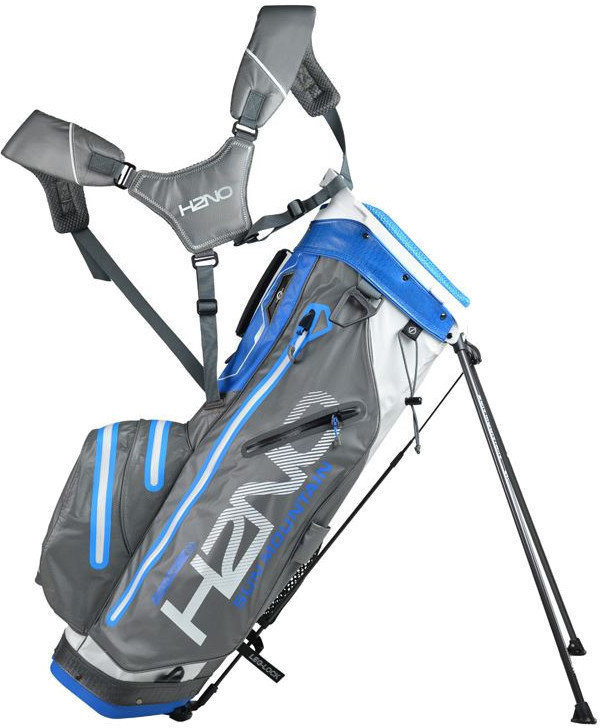 Golf torba Stand Bag Sun Mountain H2NO 14-Way Waterproof White/Gunmetal/Cobalt Stand Bag 2018