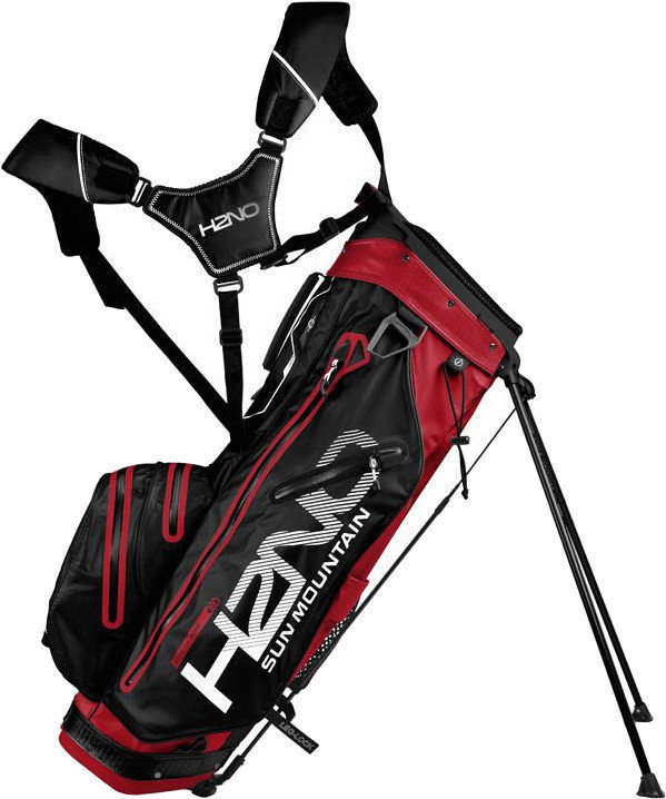 Golfmailakassi Sun Mountain H2NO 14-Way Waterproof Red/Black/White Stand Bag 2018