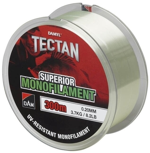 Fir pescuit DAM Damyl Tectan Superior Monofilament Green Transparent 0,14 mm 2 kg 300 m