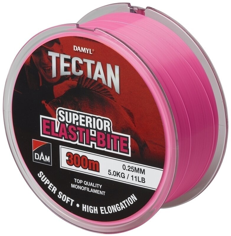 Najlon DAM Damyl Tectan Superior Elasti-Bite Pink 0,20 mm 3 kg 300 m