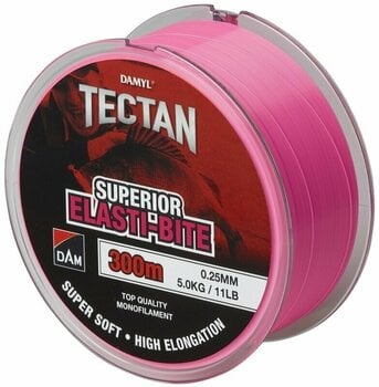 Filo DAM Damyl Tectan Superior Elasti-Bite Pink 0,25 mm 5 kg 300 m - 1