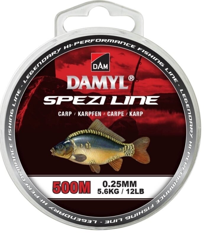 Fishing Line DAM Damyl Spezi Line Carp Olive Green 0,25 mm 5,6 kg 500 m