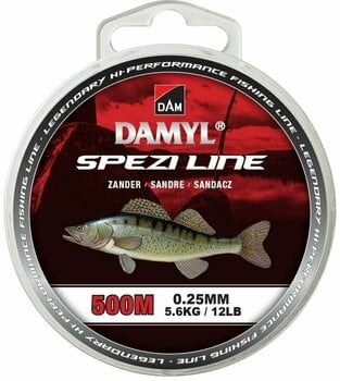 Linha de pesca DAM Damyl Spezi Line Zander Light Brown 0,28 mm 6,7 kg 450 m - 1