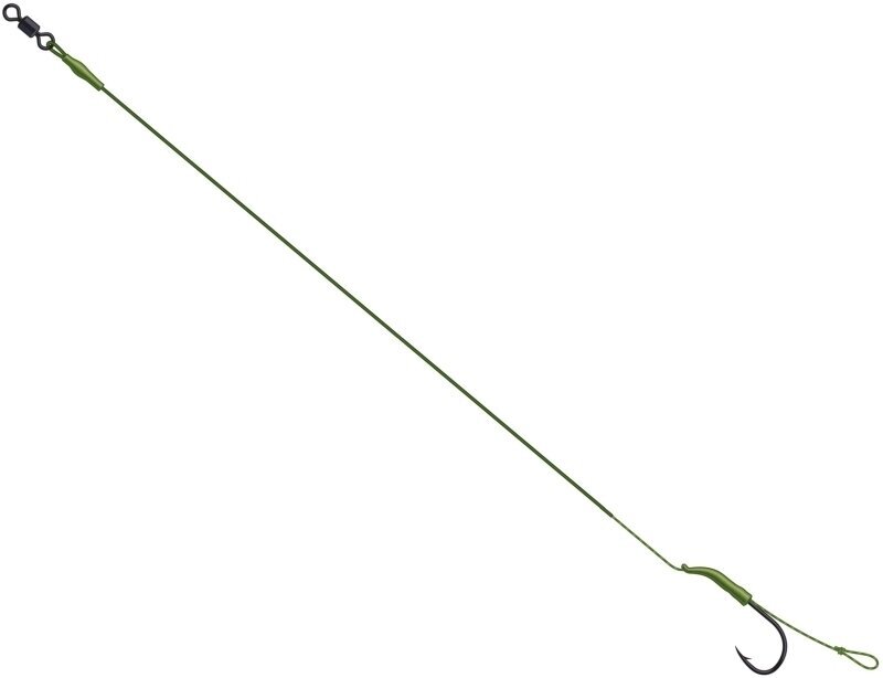 Fil de pêche DAM Tactix Rig Combi Green # 4 25 lbs 20 cm Crochets attachés