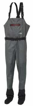 Fishing Waders DAM Comfortzone Breathable Chest Wader Stockingfoot Grey/Black 40-41-L - 1