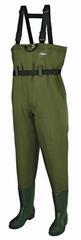 DAM Hydroforce Nylon Taslan Chest Wader Bootfoot Green