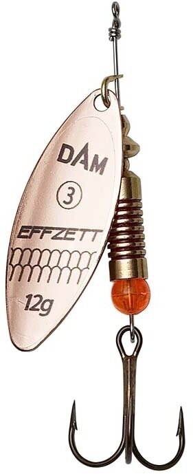 Lingură oscilantă DAM Effzett Predator Spinner Copper 7 g