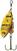 Блесна клатушка DAM Effzett Predator Spinner Reflex Yellow 4 g