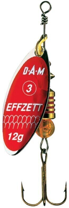 Cucchiaino ondulante DAM Effzett Predator Spinner Reflex Gold 17 g