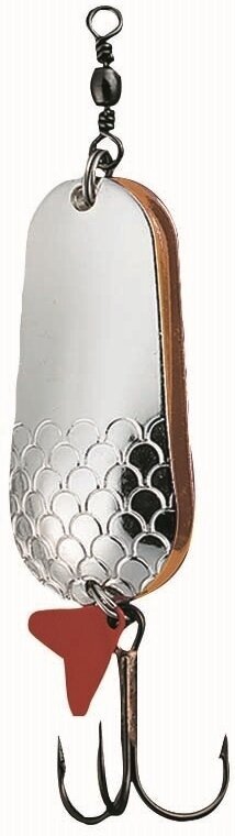 Spinner / sked DAM Effzett Twin Spoon Silver/Copper 8 cm 45 g
