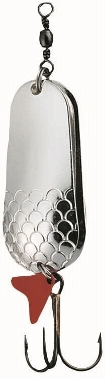 Colher rotativa DAM Effzett Twin Spoon Silver/Silver 10 cm 60 g