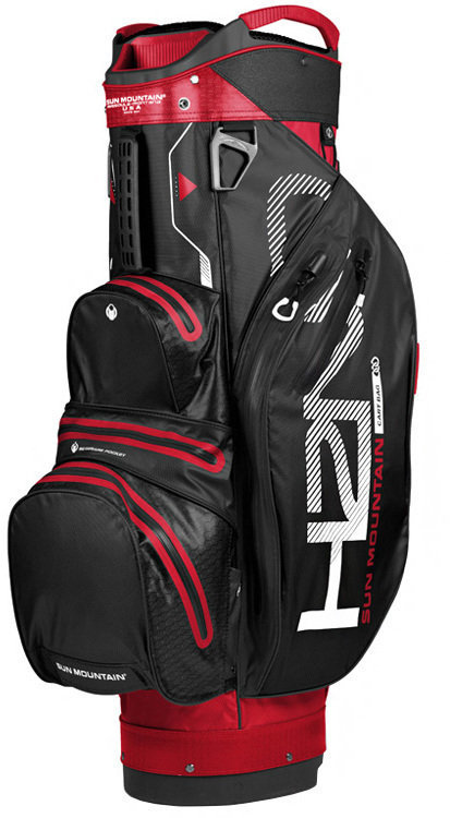 Golf torba Cart Bag Sun Mountain H2NO Lite Red/Black/White Cart Bag 2018