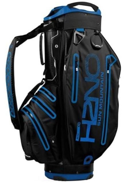 Golf Bag Sun Mountain H2NO Elite Black/Cobalt Cart Bag 2018