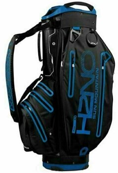 Golftaske Sun Mountain H2NO Elite Black/Cobalt Cart Bag 2018 - 1