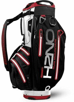 Golf Bag Sun Mountain H2NO Elite Black/White/Red Cart Bag 2018 - 1