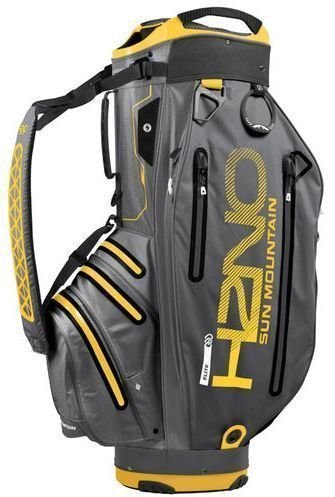 Golfbag Sun Mountain H2NO Elite Gunmetal/Yellow Cart Bag 2018