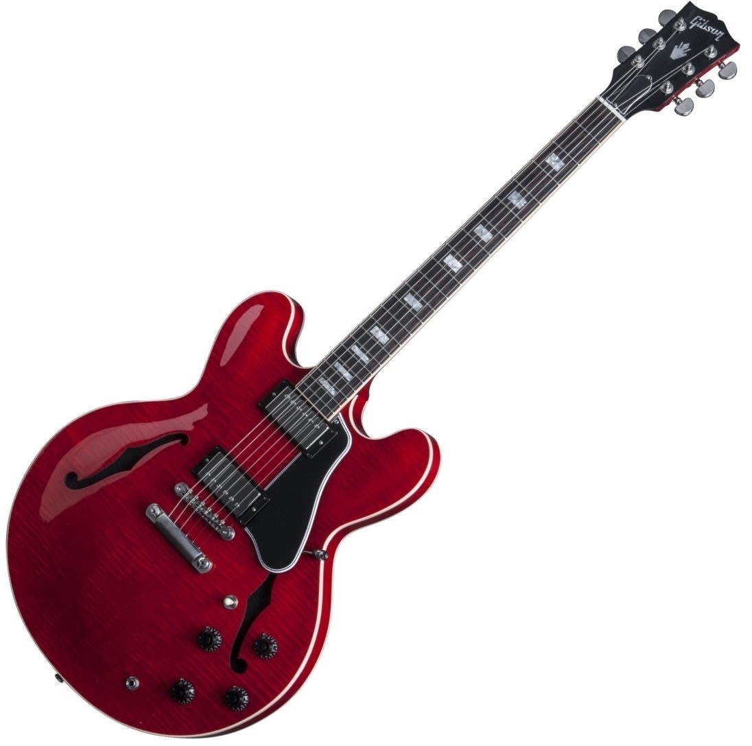 Halbresonanz-Gitarre Gibson Memphis 2018 ES 335 Figured Antique Sixties Cherry