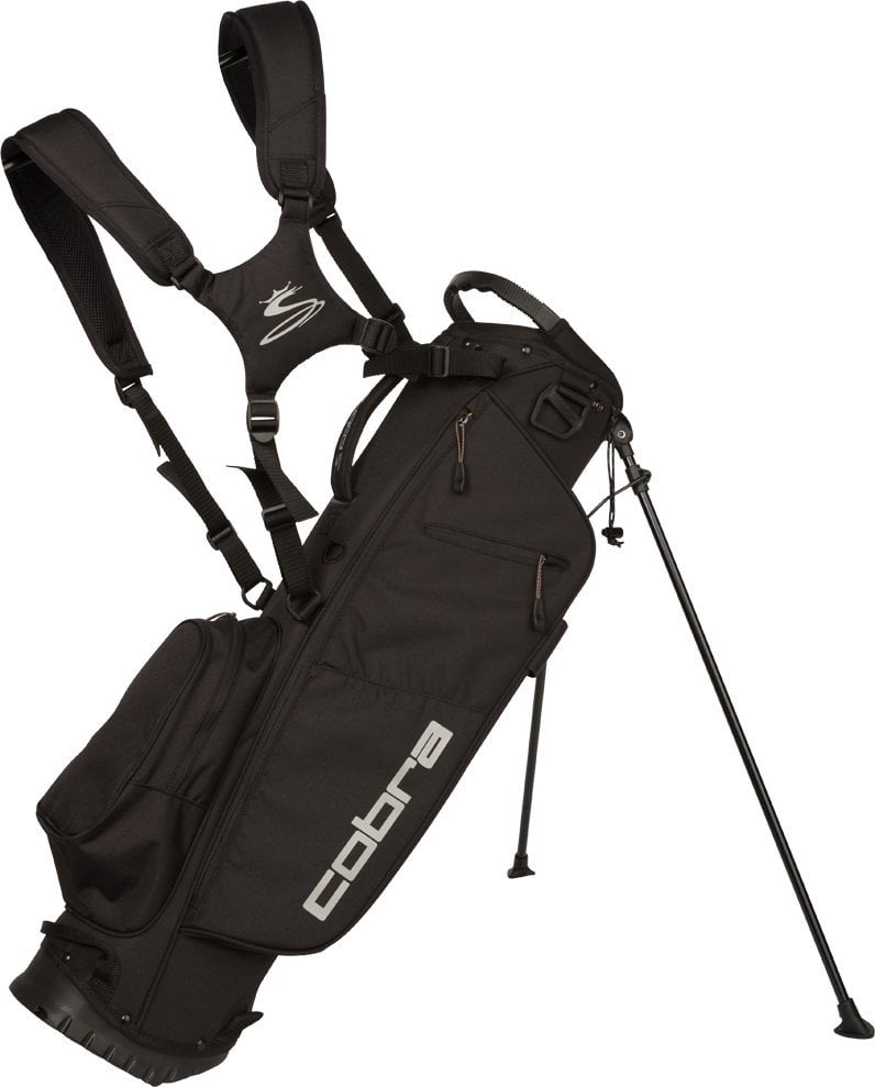 Чантa за голф Cobra Golf Megalite Black Stand Bag