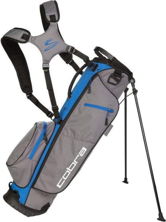 Bolsa de golf Cobra Golf Megalite Nardo Grey/Lapis Blue Stand Bag