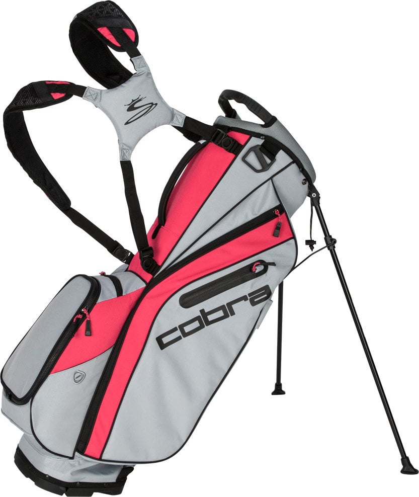 Чантa за голф Cobra Golf Ultralight Stand Bag Quarry-Raspberry