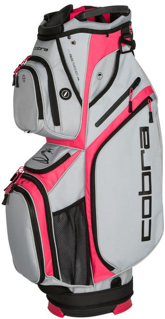 Golftas Cobra Golf Ultralight Cart Bag Quarry-Raspberry