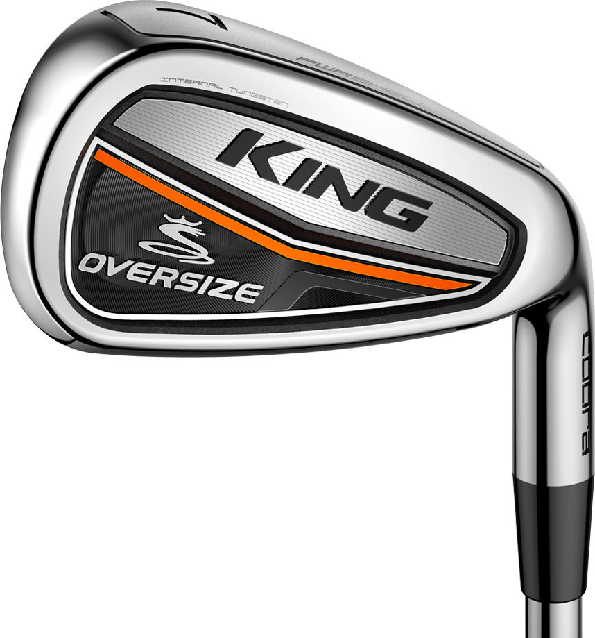 Стик за голф - Метални Cobra Golf King Oversize Irons Right Hand Steel Regular 5PWSW
