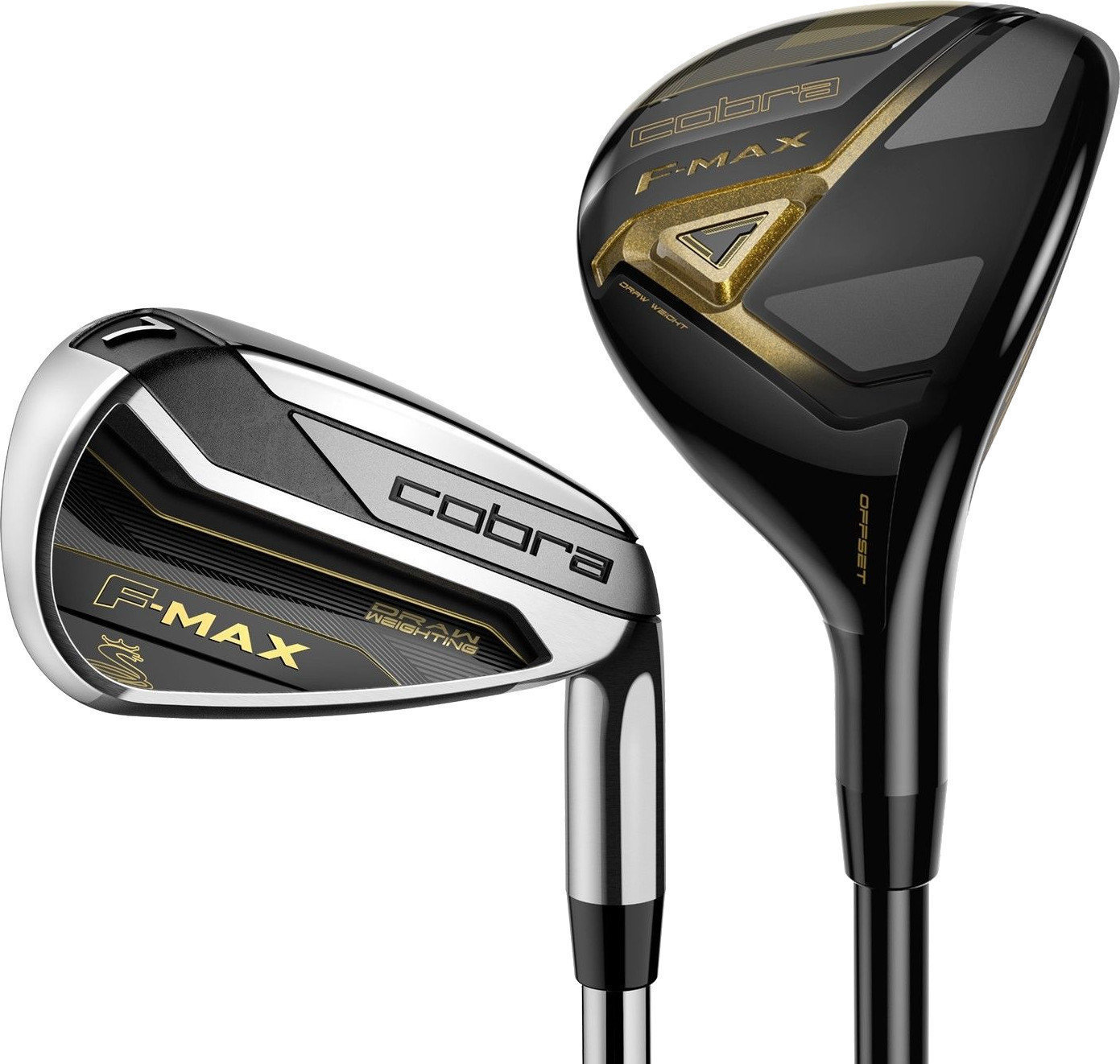 Club de golf - fers Cobra Golf F-Max Combo série de fers droitier graphite Regular 4PWSW