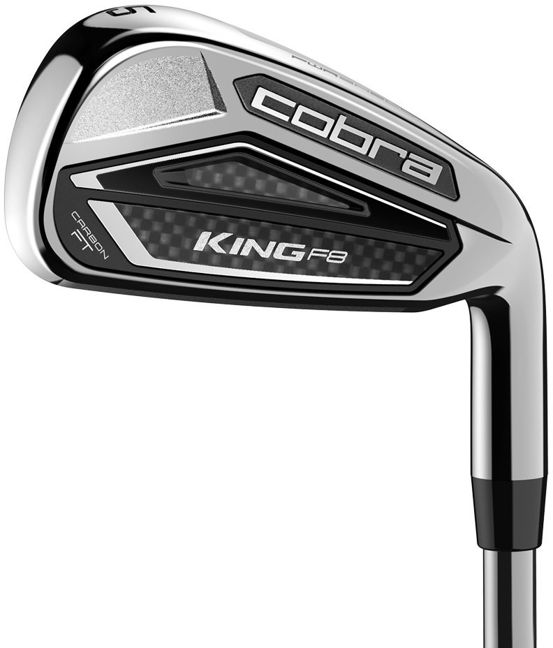 Golfschläger - Eisen Cobra Golf King F8 Eisen Rechtshänder Stahlschaft Regular 5PWSW