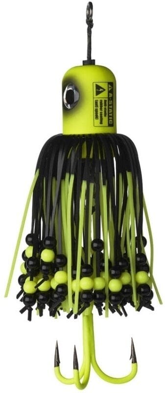Meerval kunstaas MADCAT A-Static Clonk Teaser Fluo Yellow UV 16 cm 100 g