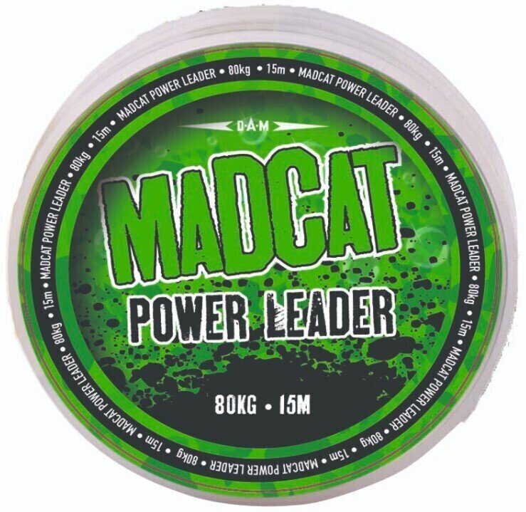 Fishing Line MADCAT Power Leader Brown 0,80 mm 80 kg 15 m