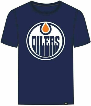 T-Shirt Edmonton Oilers NHL Echo Tee Blue L T-Shirt - 1