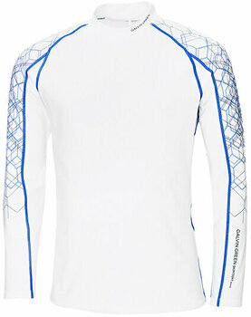 Vêtements thermiques Galvin Green Ebbot Long Sleeve Mens Base Layer White/Kings Blue/Iron S - 1