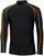 Termokläder Galvin Green Ebbot Long Sleeve Mens Base Layer Black/Orange/Iron S