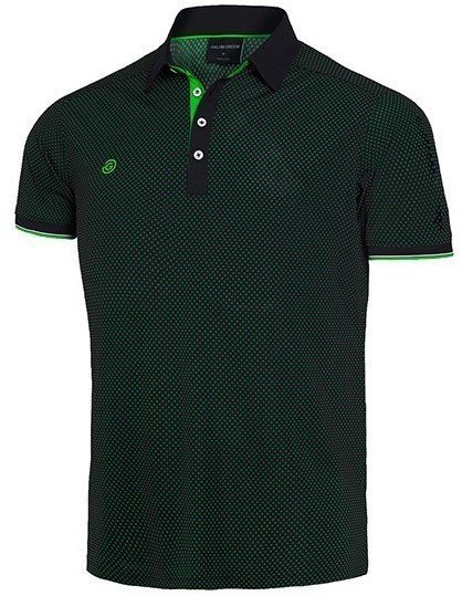 Polo trøje Galvin Green Marlon Shirt V8 Black/Green/Cerise M
