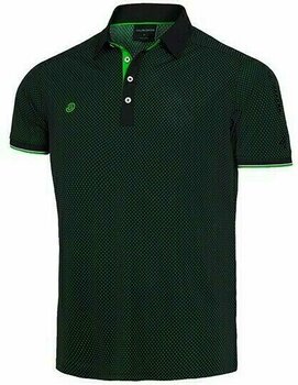 Πουκάμισα Πόλο Galvin Green Marlon Shirt V8 Black/Green/Cerise XL - 1