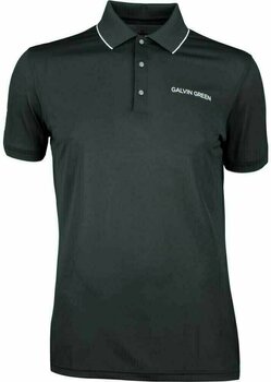 Polo Shirt Galvin Green Marty Tour Mens Polo Shirt Black/White 3XL - 1