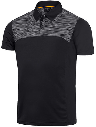 Polo-Shirt Galvin Green Matthew Golf Shirt Black/Orange S