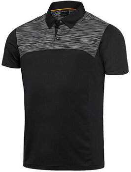Polo Shirt Galvin Green Matthew Golf Shirt Black/Orange S - 1