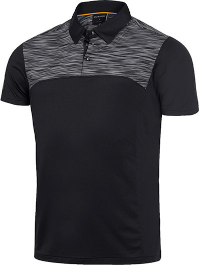 Camisa pólo Galvin Green Matthew Golf Shirt Black/Orange L