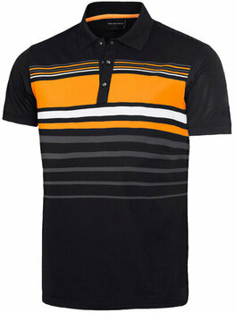Rövid ujjú póló Galvin Green Mayer Shirt V8+ Black/Orange/White/Iron S - 1
