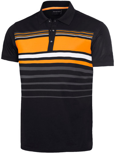 Polo košeľa Galvin Green Mayer Shirt V8+ Black/Orange/White/Iron M