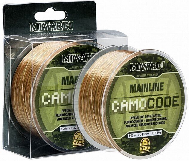 Fishing Line Mivardi CamoCODE Mainline Camo 0,285 mm 8,75 kg 600 m